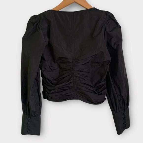 Zara Long Sleeve Ruched Corset Top - Picture 5 of 9